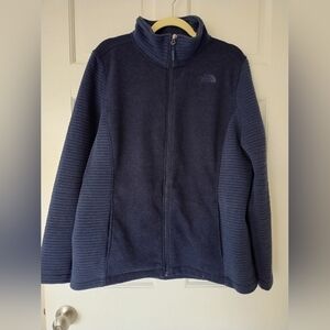 The North Face Navy Full-Zip Jacket